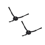 Side Brushes Replacement (2 Pieces) or S8 Pro Ultra, S7 Max Ultra, Qrevo,  Qrevo Slim, Series o S7 MaxV/S7/Q7Max/Q8 Max/S8/Q7/Q5/S6/S5/S4/E5/E4/E3/E2 Robot Vacuum Cleaner, Black
