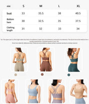 Size L White Cross-Back Premium Yoga Sports Bra for Women - High Support & Shockproof Fitness Bra