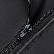 Size XXXL Black Womens Sweat-Enhancing Waist Trainer Belt - Dual Strap Zipper Tummy Control Cincher for Workout & Postpartum Shaping