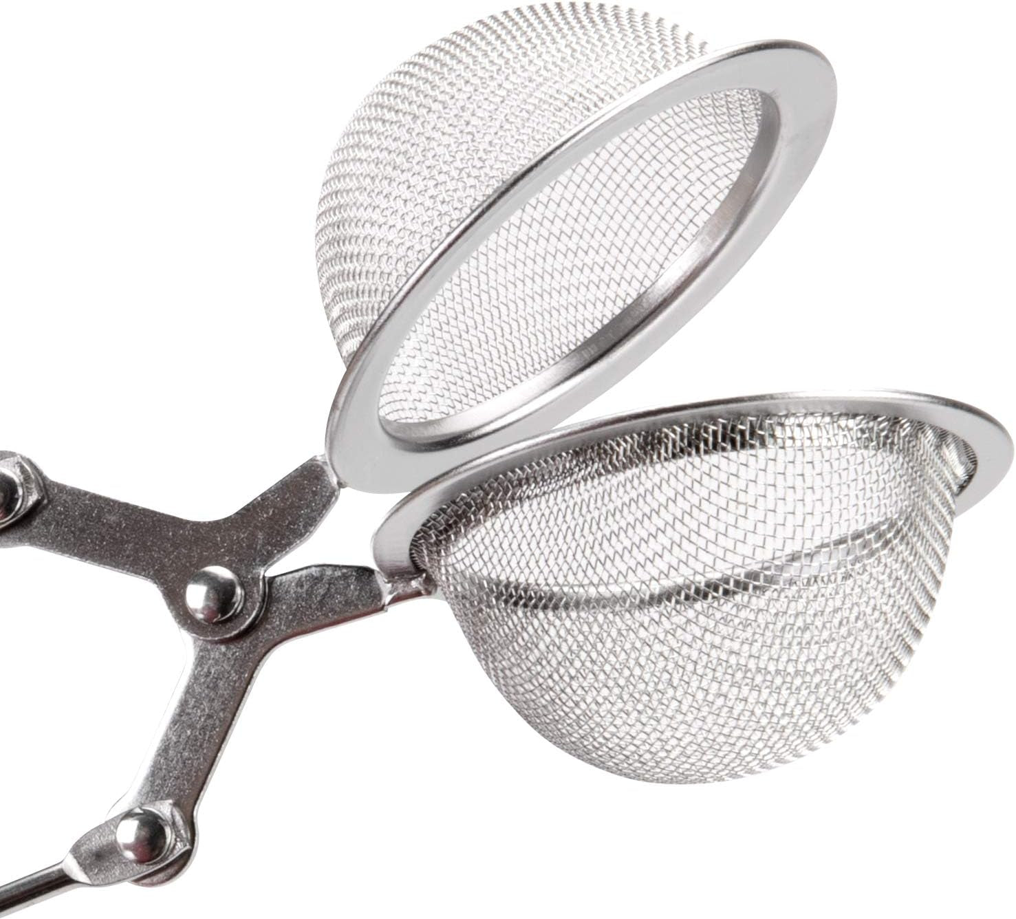 Snap Ball Tea Strainer,  3 Pack Premium Stainless Steel Tea Infuser with Handle for Loose Leaf Tea Fine Mesh Tea Balls Filter Infusers