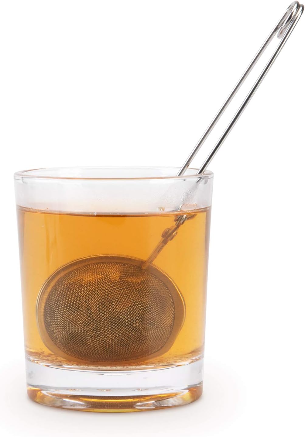 Snap Ball Tea Strainer,  3 Pack Premium Stainless Steel Tea Infuser with Handle for Loose Leaf Tea Fine Mesh Tea Balls Filter Infusers