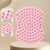 Soft TPE Foot Massage Mat Non-Slip Comfort Pad for Home Bathroom Use - Pink
