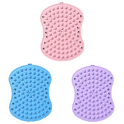 Soft TPE Foot Massage Mat Non-Slip Comfort Pad for Home Bathroom Use - Purple
