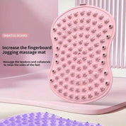 Soft TPE Foot Massage Mat Non-Slip Comfort Pad for Home Bathroom Use - Pink