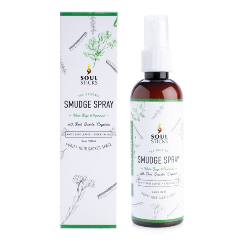 peppermint and white sage smudge spray