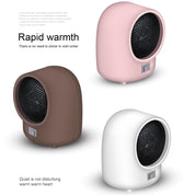 Space heater,Portable Quiet Desk Heater,Energy-Saving Bathroom Heater,Tipping and Overheating Protection,Fast Heating Small Space Warmer ABS PPS Energy Saving Indoor Decor for Desk White