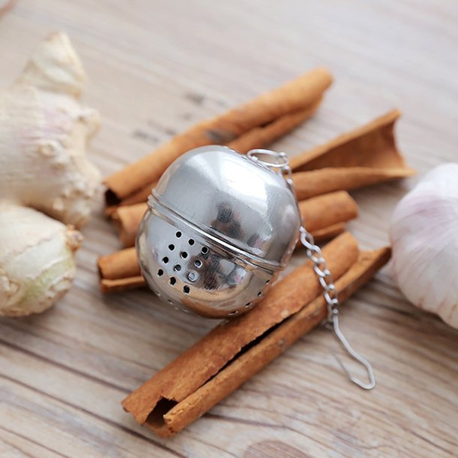 Stainless Steel Mesh Tea Infuser, Heavy Duty Tea Ball, Tea Strainer Tea Diffuser Tea Steeper for Filtering Tea,Tea Infusers for Loose Tea, 1 Pcs, 1.57x1.57 2.75" x 2.08" Silver*1