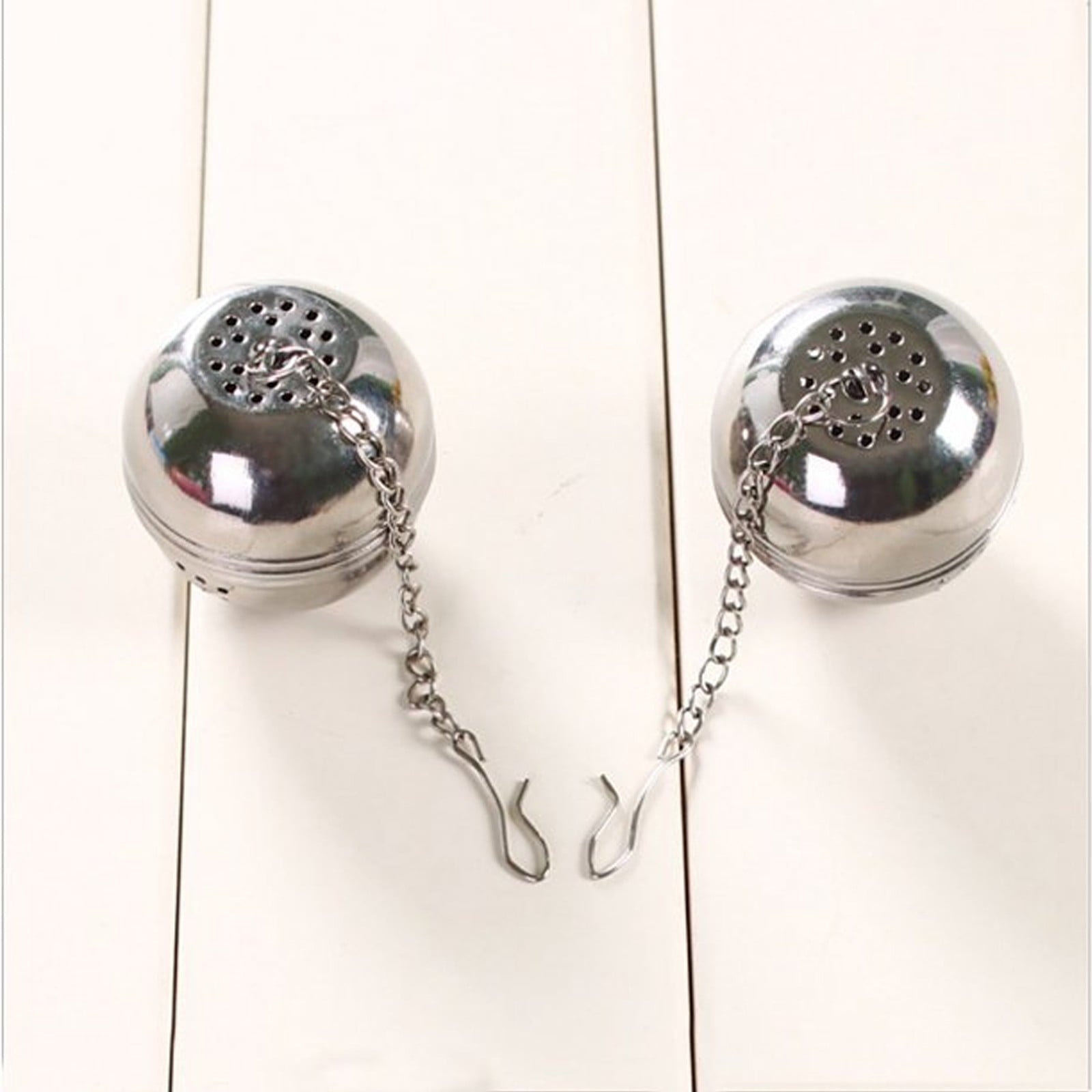 Stainless Steel Mesh Tea Infuser, Heavy Duty Tea Ball, Tea Strainer Tea Diffuser Tea Steeper for Filtering Tea,Tea Infusers for Loose Tea, 1 Pcs, 1.57x1.57 1.57" x 1.57" Silver*1