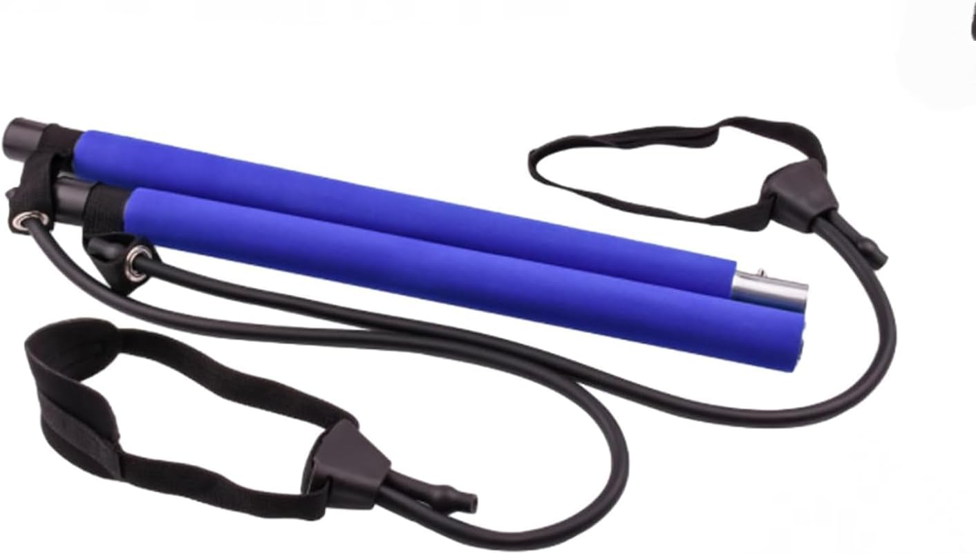Stretched Fusion Pilates Bar, Pilates Stretched Fusion Bar, Stretchedfusion Multi-functional Pilates Bar, Pilates Stretched Fusion Bar, Multifunctional Pilates Bar Stretched Fusion for Home-Blue