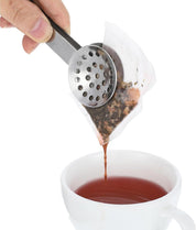 Tea Bag Squeezer, Stainless Steel Tea Bag Squeezer Tongs, Teabag Filter, Dispenser Accessories for Teas Drinkers, Durable Round Strainer Gripper Picker