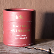 tub of maitake mushroom immunity superfood