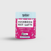 teelixir organic mushroom beet latte powder