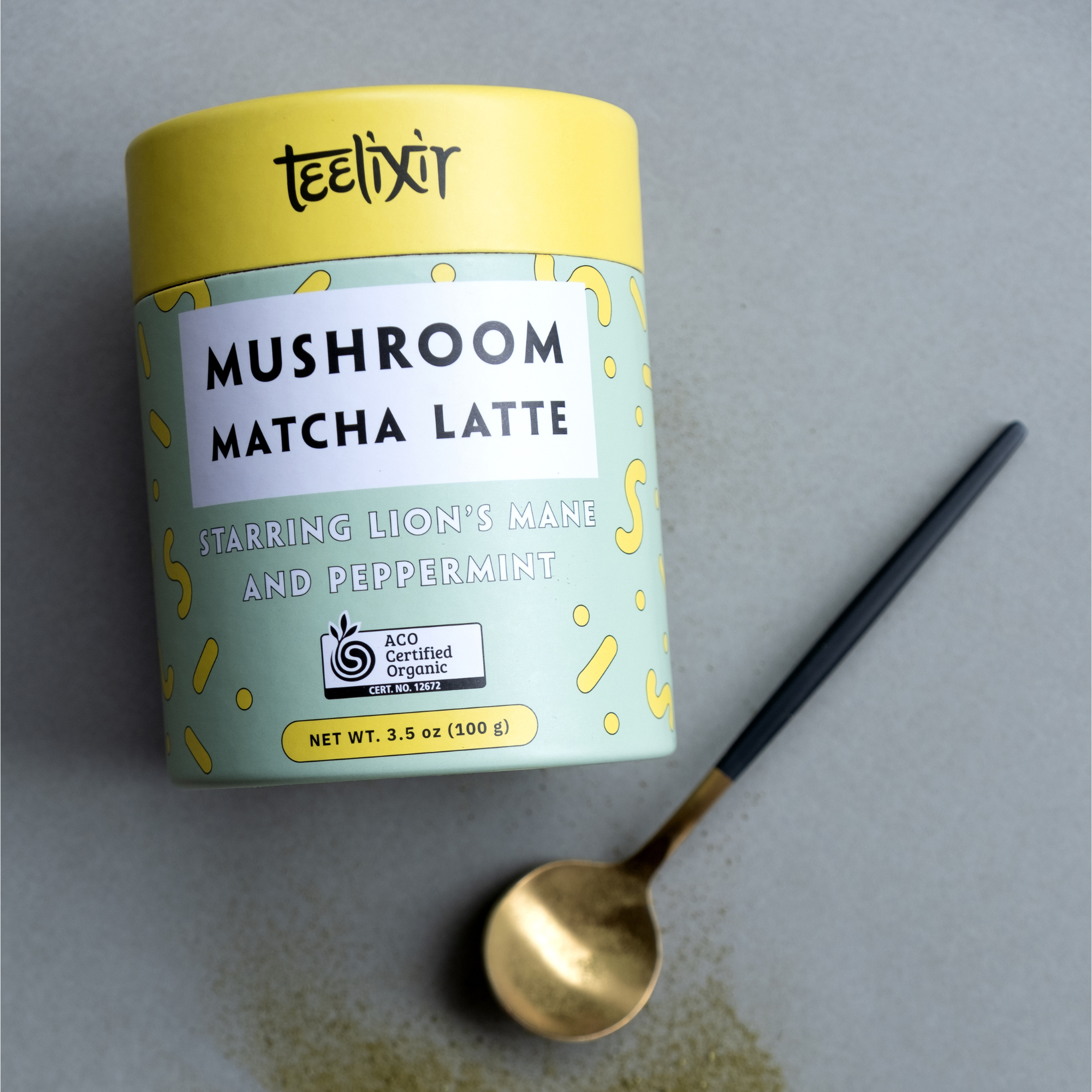 Teelixir Organic Mushroom Matcha Latte 500g - Health & Beauty > Nutrition & Supplements > Vitamins & Supplements