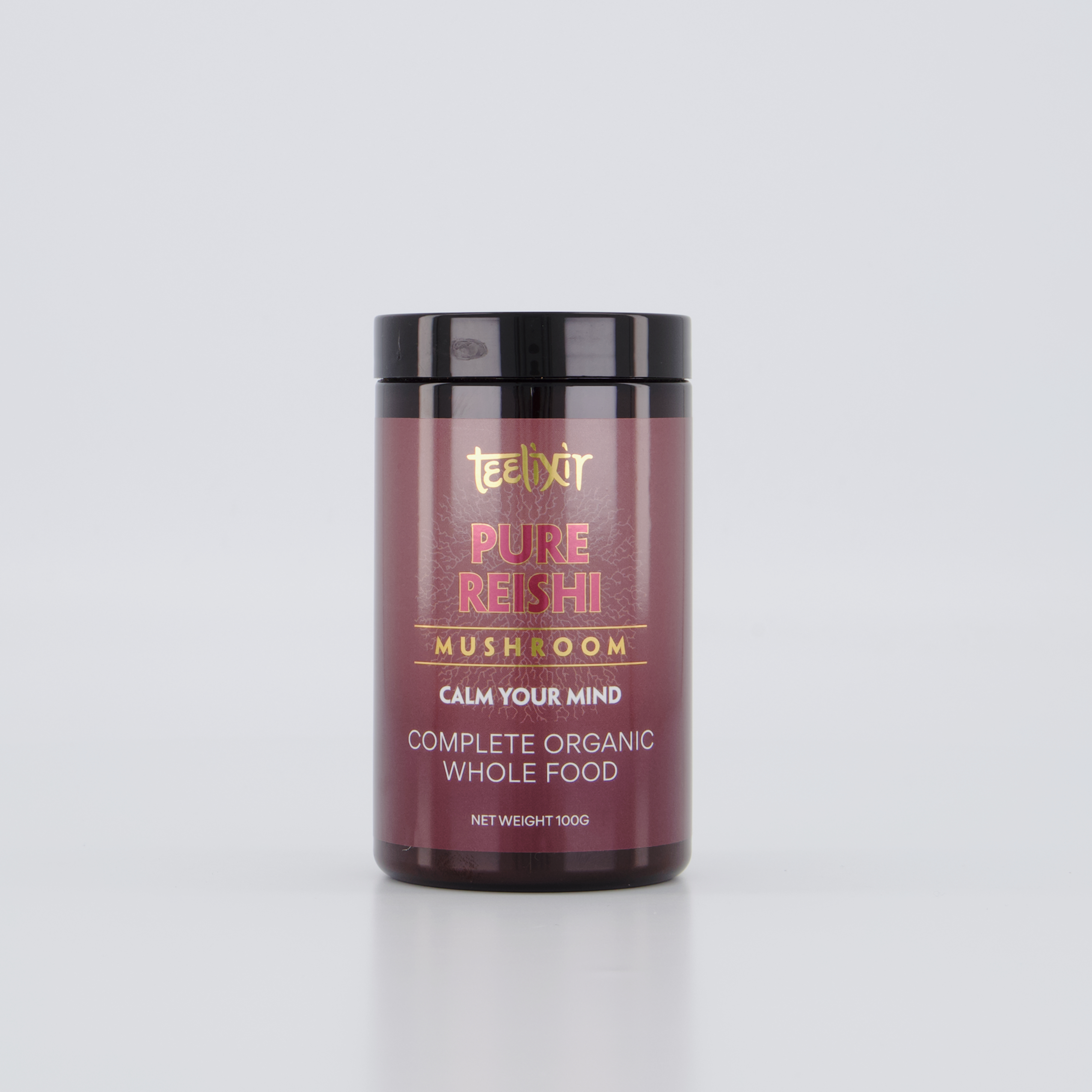 Teelixir Organic Pure Reishi 100g - Health & Beauty > Nutrition & Supplements > Vitamins & Supplements