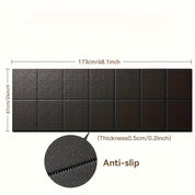 Thickened Foldable Fitness Mat｜Anti-Slip Home Exercise Mat for Treadmill and Yoga, Multi-Functional Silent Floor Protector