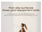 Thickened Foldable Fitness Mat｜Anti-Slip Home Exercise Mat for Treadmill and Yoga, Multi-Functional Silent Floor Protector