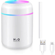 Usb Car Air Purifier Diffuser Aroma Oil Humidifier Mist Led Night Light Home Au - Pink - Appliances > Aroma Diffusers &