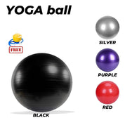 VERPEAK Yoga Ball 55cm (Black) - Sports & Fitness > Exercise Gym & Fitness > Gymnastics