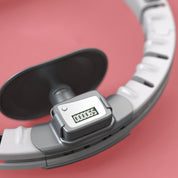 Vibe Geeks 360 Degree Smart Infinity Intelligent Hula Hoop - Gray 1 Adjustable Suction