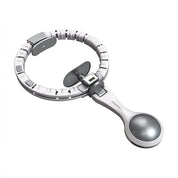 Vibe Geeks 360 Degree Smart Infinity Intelligent Hula Hoop - Gray 2  Adjustable Suction
