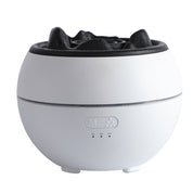 Volcanic Flame Premium Aromatherapy Diffuser (White Crack Style)- 360ml Ultrasonic Humidifier with 7-Color LED Light and Adjustable Mist for Home and Office
