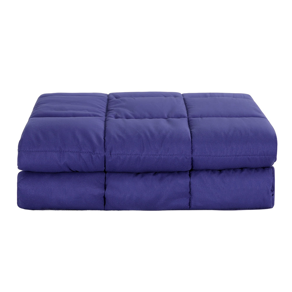Weighted Blanket 9KG Kids Adults Heavy Gravity Relax Calm Blue