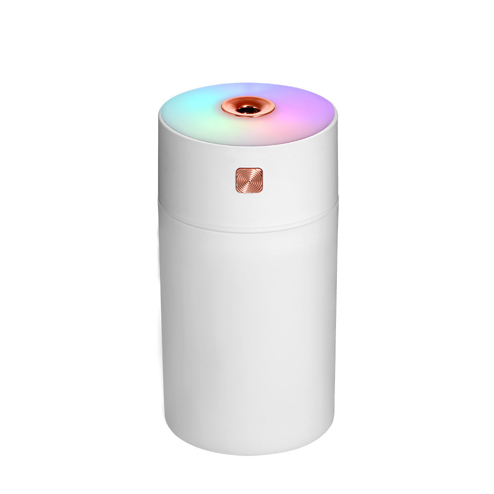 White 300ml USB Air Ultrasonic Wellness Humidifier - Quiet Mini Ultrasonic Wellness Humidifier for Bedroom, Office, Car
