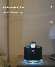 White Astronaut Humidifier with LED Night Light - Whisper Quiet for Bedroom