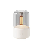 White Creative Candleligh Premium Aromatherapy Diffuser USB Desktop Ambient Candle Lamp Humidifier