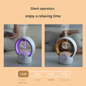 White Smart Mosquito Repeller & Ultrasonic Wellness Humidifier - 3 Modes, Night Light, USB, Quiet Operation