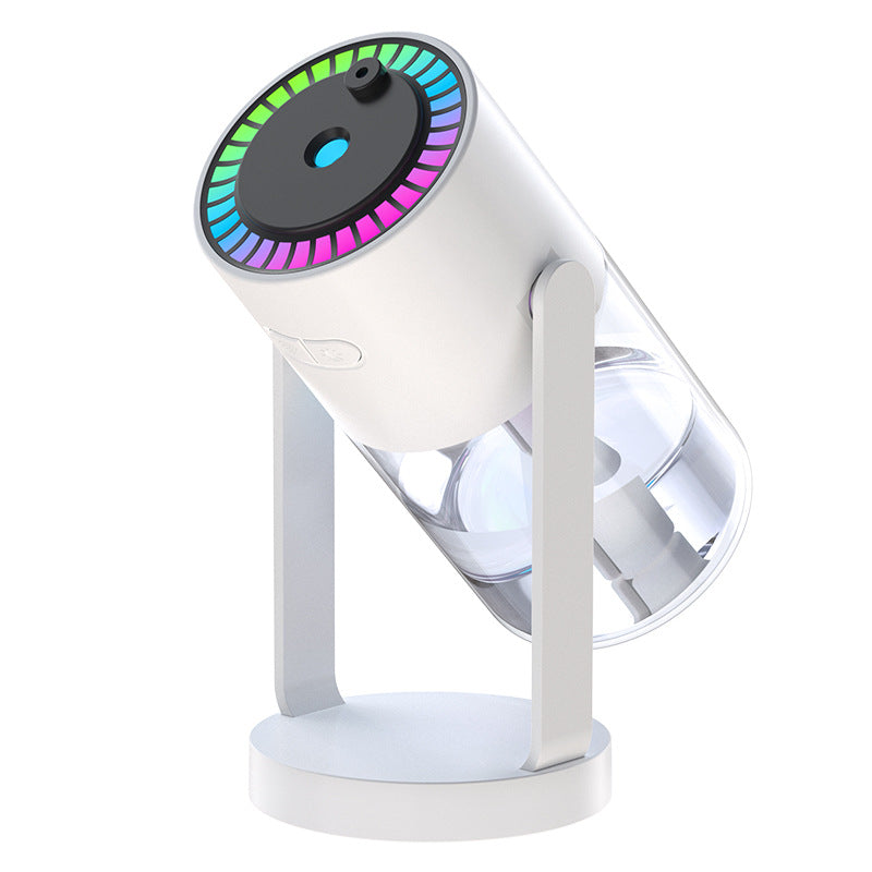 White Starry Night Projector Ultrasonic Wellness Humidifier - Night Light with Romantic Mist Effect