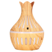 Wood Grain Air Humidifier ABS Aromatherapy Humidifiers for Household USB Charging 300ml