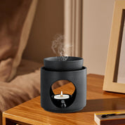 Ylang-ylang golden wax melt, ceramic oil burner aromatherapy machine, wax burner ceramic burner, aromatherapy holder, tealight holder diffuser, essential oil and wax melt, candle burner for home office decoration