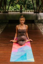 Yoga Design Lab Combo Yoga Mat 3.5mm Geo - Sports & Fitness > Exercise Gym & Fitness > Yoga & Pilates