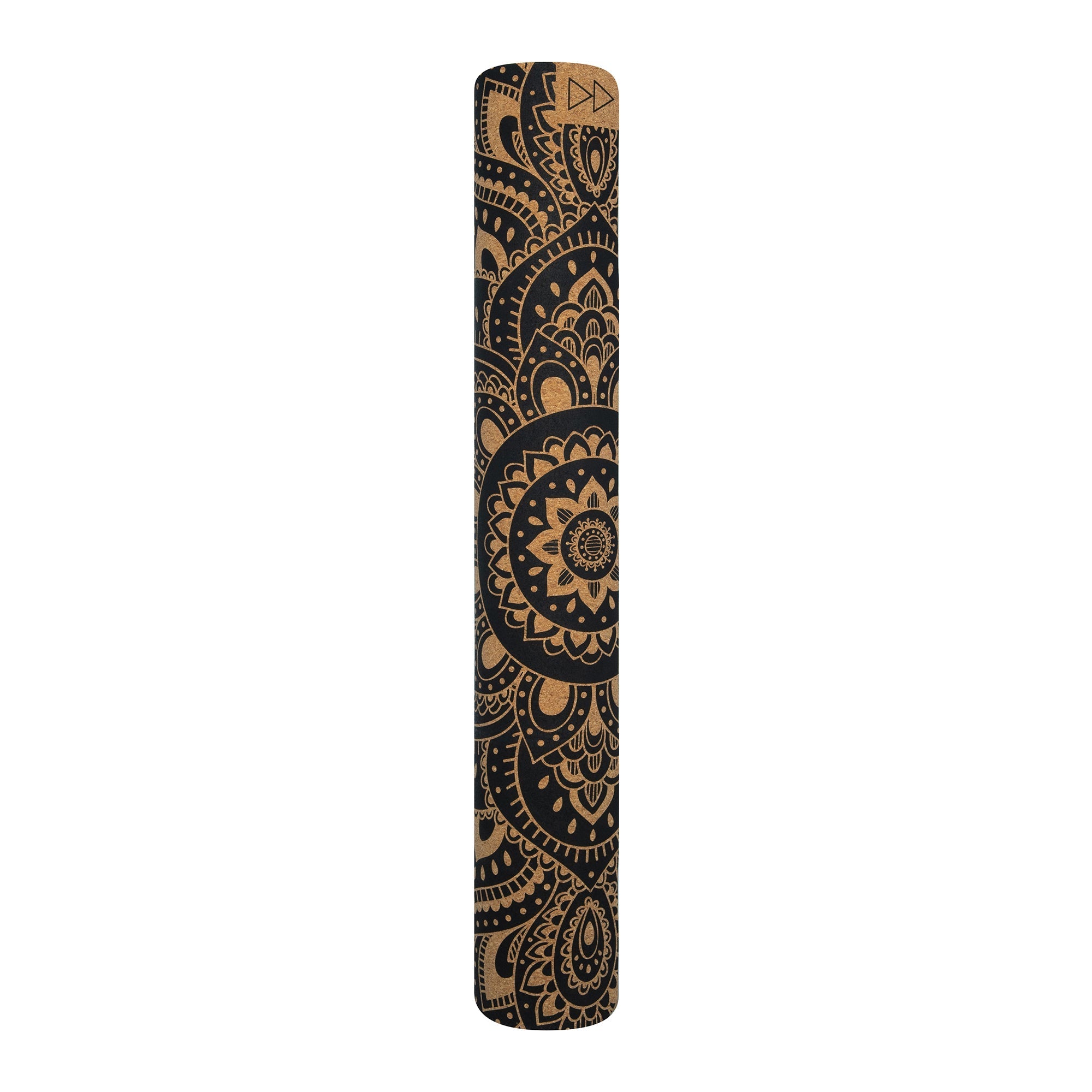 Yoga Design Lab Cork Yoga Mat 3.5mm Mandala Black - Sports & Fitness > Exercise Gym & Fitness > Yoga & Pilates