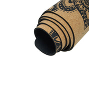 Yoga Design Lab Cork Yoga Mat 3.5mm Mandala Black - Sports & Fitness > Exercise Gym & Fitness > Yoga & Pilates
