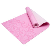 Yoga Design Lab Flow Yoga Mat 6mm Pure Mandala Rose - Sports & Fitness > Exercise Gym & Fitness > Yoga & Pilates