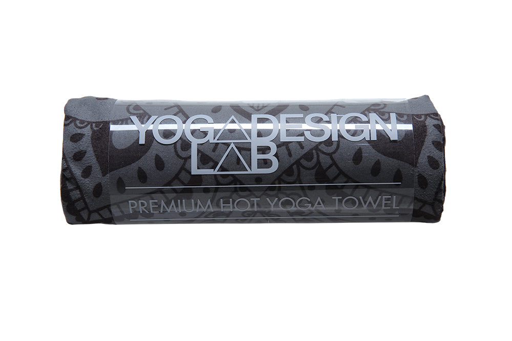 Yoga Design Lab Mat Yoga Towel Mandala Black - Sports & Fitness > Exercise Gym & Fitness > Yoga & Pilates