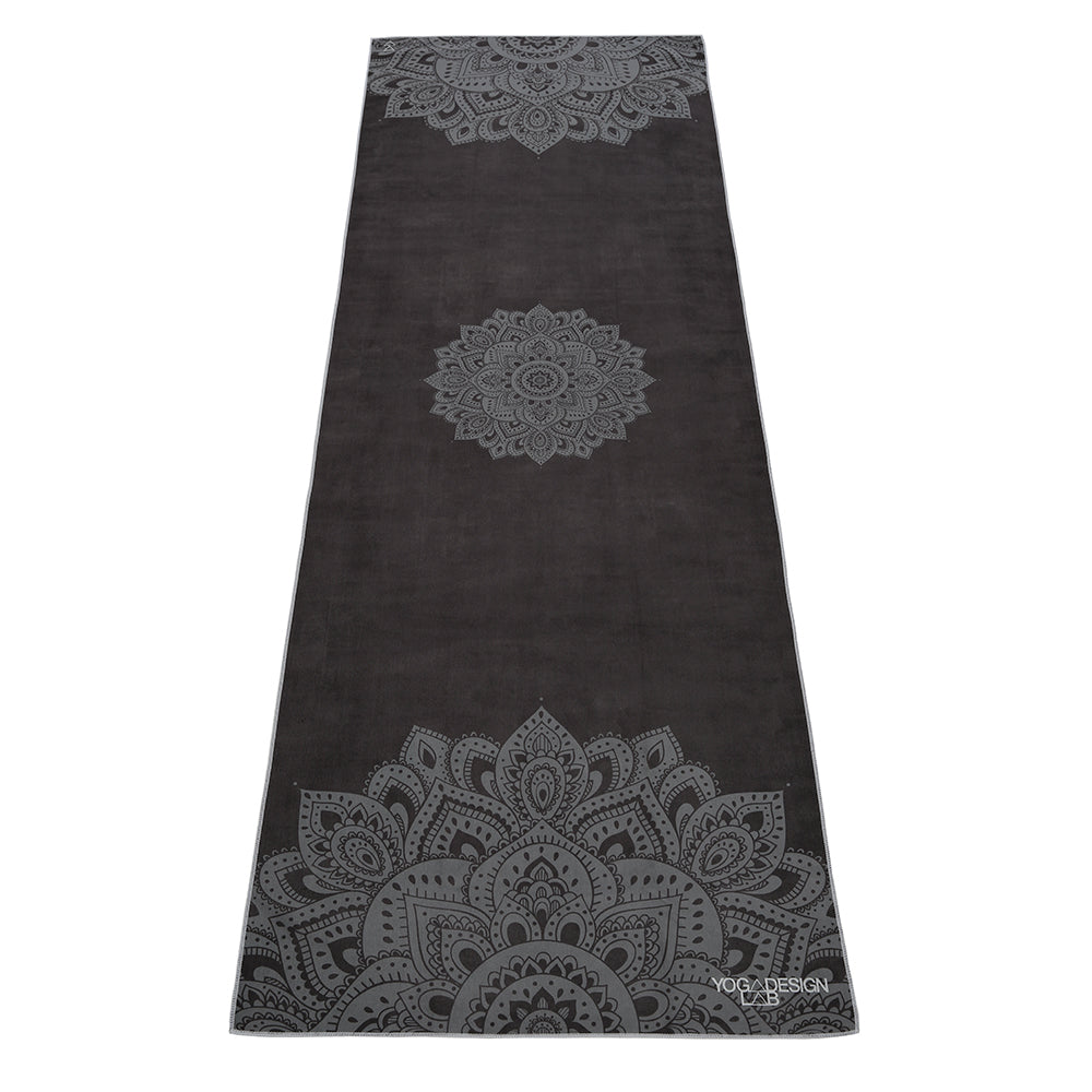 Yoga Design Lab Mat Yoga Towel Mandala Black - Sports & Fitness > Exercise Gym & Fitness > Yoga & Pilates