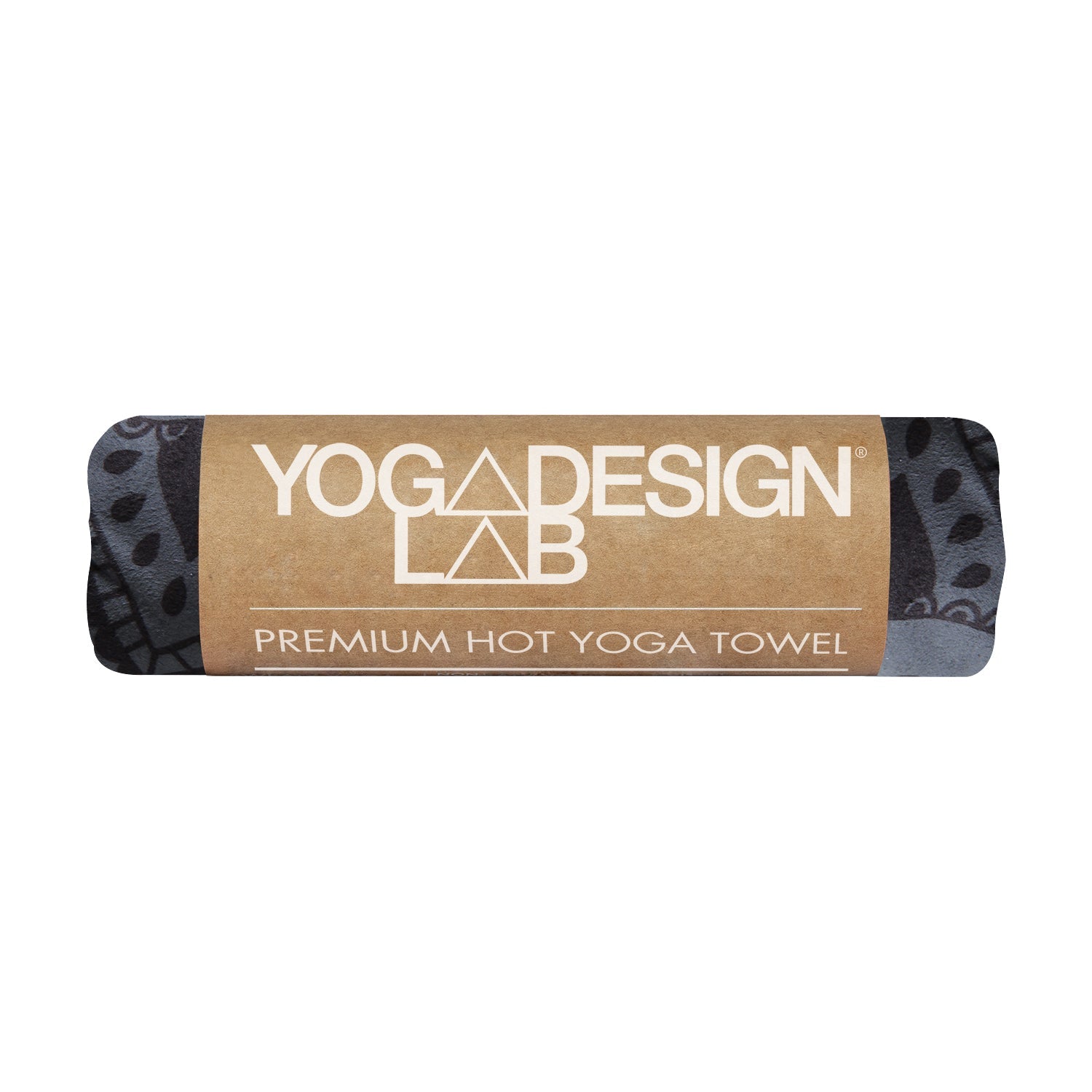 Yoga Design Lab Mat Yoga Towel Mandala Black - Sports & Fitness > Exercise Gym & Fitness > Yoga & Pilates