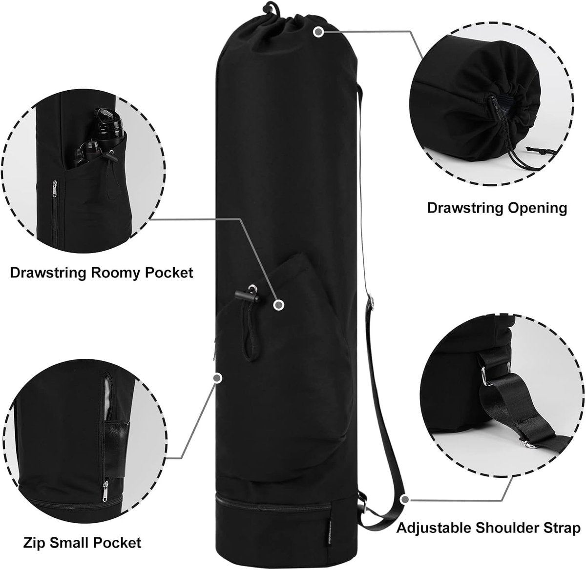 Yoga Mat Bag - Large Yoga Bag - Waterproof Yoga Mat Bag