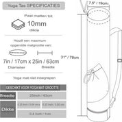 Yoga Mat Bag - Large Yoga Bag - Waterproof Yoga Mat Bag