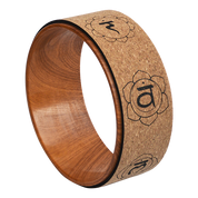 Yoga Pilates Wheel Cork Circle Prop Back Chest Hips Abdomen Stretch Roller - Sports & Fitness > Exercise Gym & Fitness