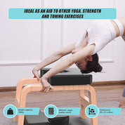 Yoga Stool Inversion Multi-Purpose Chair For Headstands - Sports & Fitness > Exercise Gym & Fitness > Yoga & Pilates