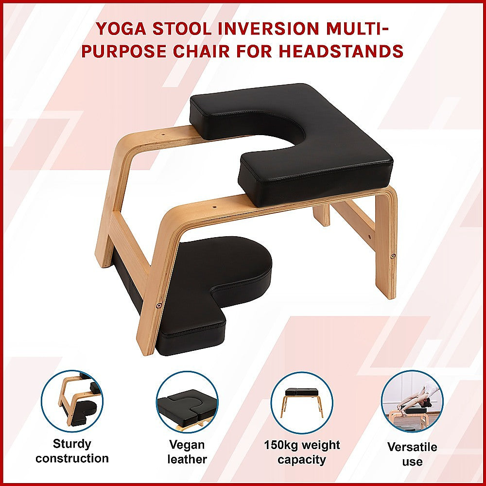 Yoga Stool Inversion Multi-Purpose Chair For Headstands - Sports & Fitness > Exercise Gym & Fitness > Yoga & Pilates