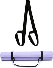 Yoga Strap - Yoga Belt - Yoga Strap - Carrying Strap - Strap For Yoga Mat - Yoga Mat Carrying Strap - Strap For Yoga Mat - For Extra Thick Mat -Workout Gear - For All Mats - Adjustable - Black