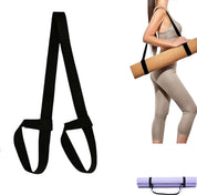 Yoga Strap - Yoga Belt - Yoga Strap - Carrying Strap - Strap For Yoga Mat - Yoga Mat Carrying Strap - Strap For Yoga Mat - For Extra Thick Mat -Workout Gear - For All Mats - Adjustable - Black