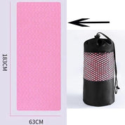 Yoga towel - Yoga towel - Yoga towel - Moisture-regulating and non-slip - Yoga towel - Quick-drying yoga mat fabric - Breathable yoga mat with mesh storage bag - Suitable for hot yoga, pilates and fitness - Pink